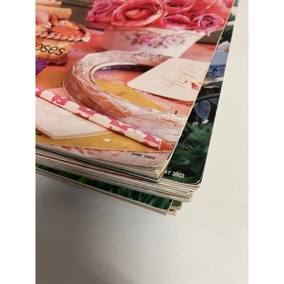VICTORIA MAGAZINE Lot of (9) 2002-2003, Romantic, Decor, Home Garden, Vintage - Picture 5 of 5